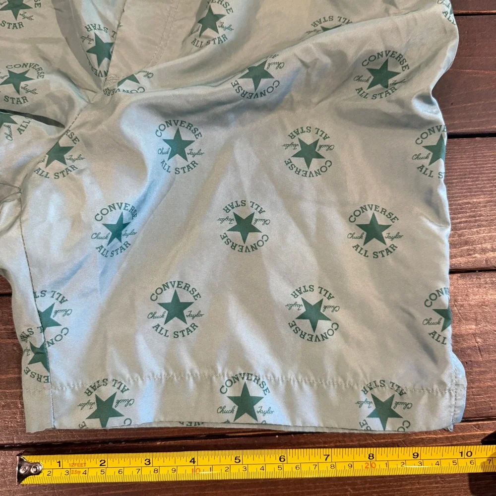 Converse Kids All Star Chuck Taylor Logo Shorts Sage Green Size‎ L 12-13 YRS